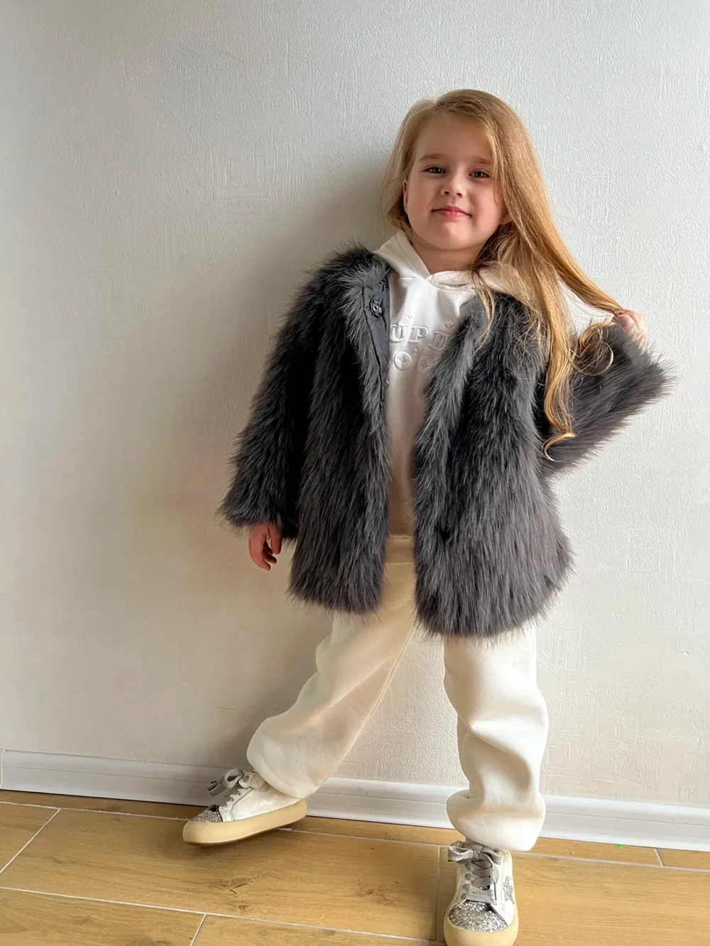 Шуба искусственная демисезонная