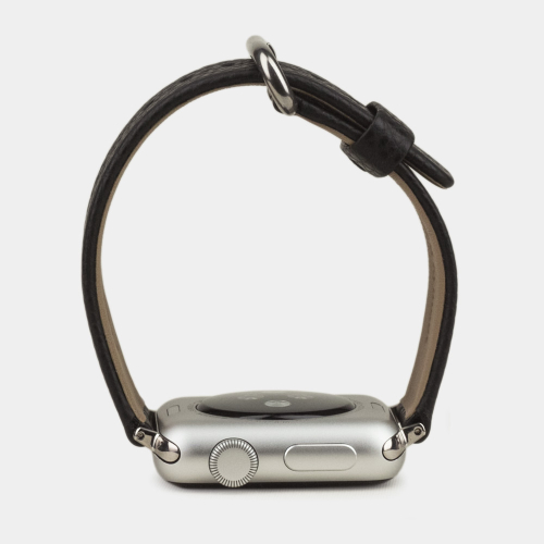 Ремешок для Apple Watch 40/41/42 mm из кожи теленка, черного цвета