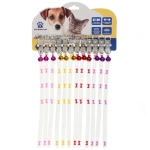 Ошейник для кошек с колокольчиком 1*30см «Neon-Кость» светящийся Ultramarine