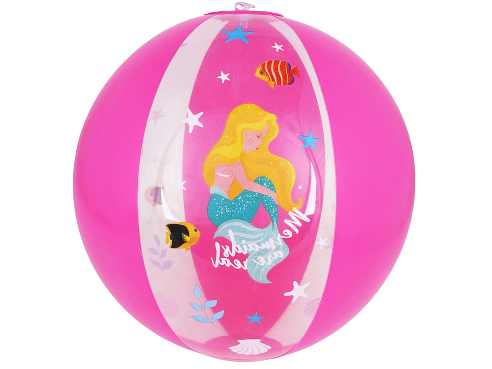 Мяч надувной 38см пляжный Морской мир ПВХ SILAPRO