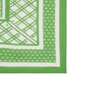 Теннисная бандана Lacoste Print Scarf - billiard green/flour