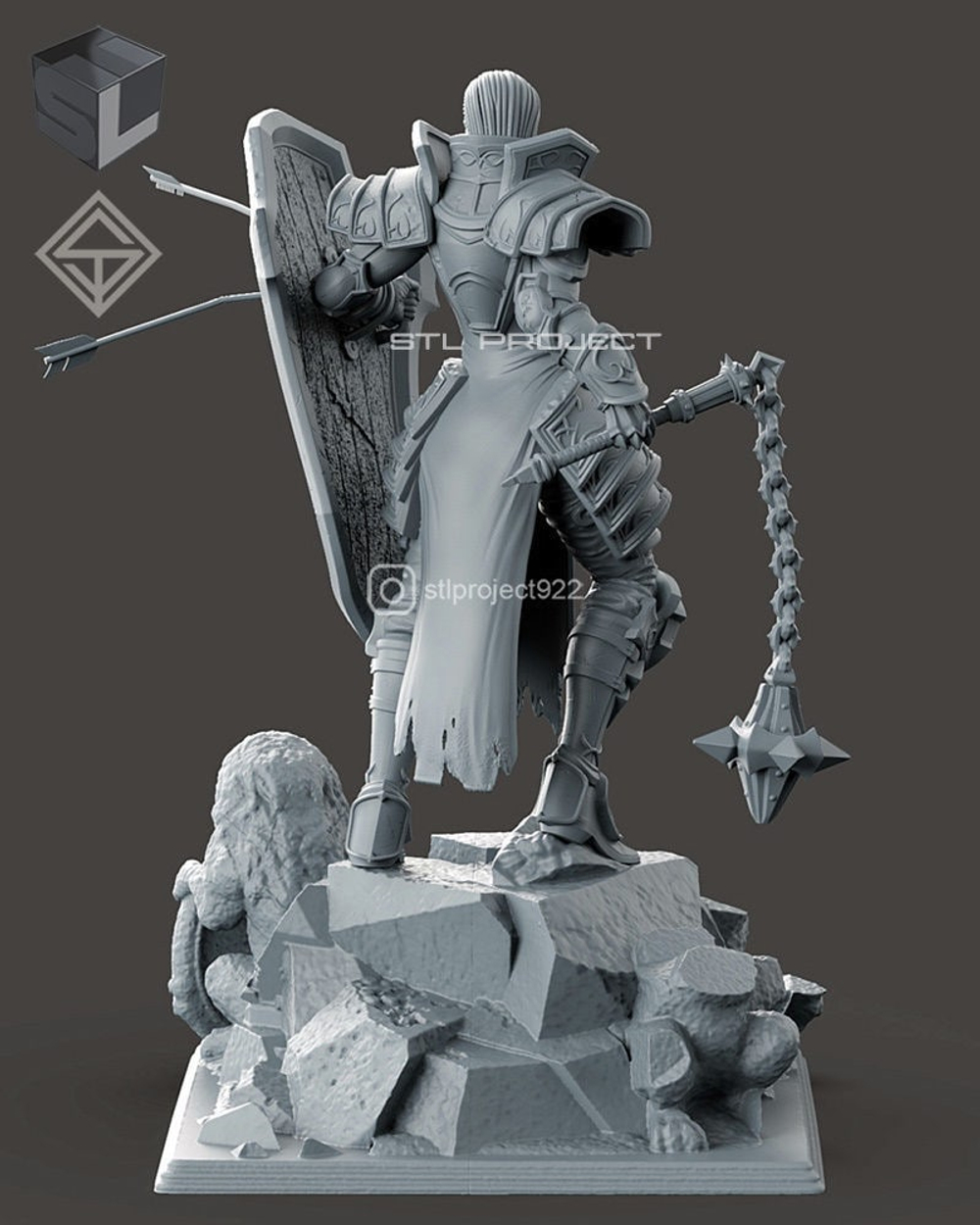 Фигурка Diablo диабло Crusader