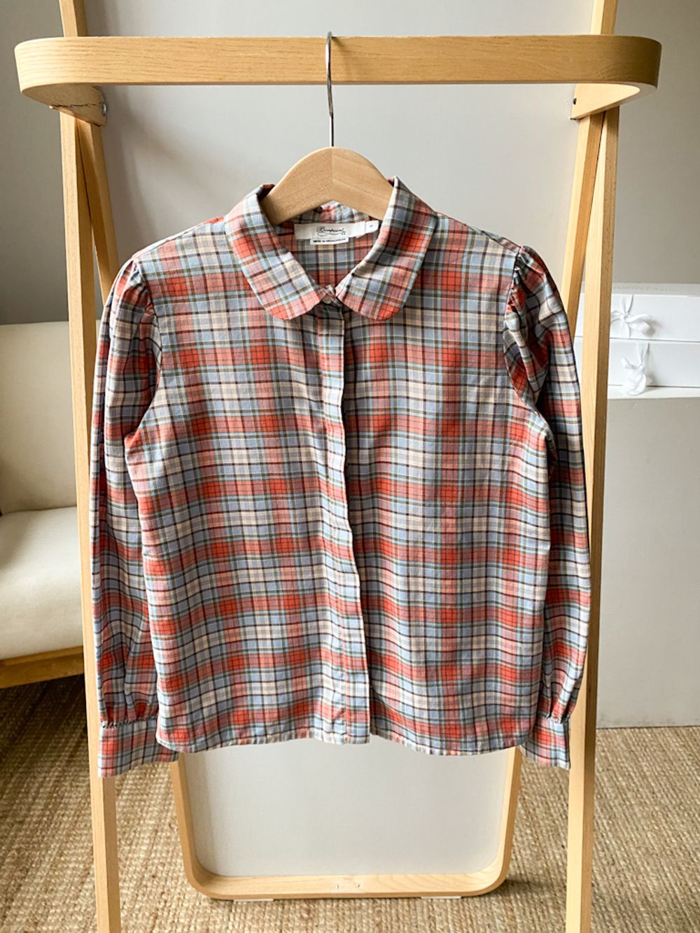 Хлопковая блузка Bonpoint, 128