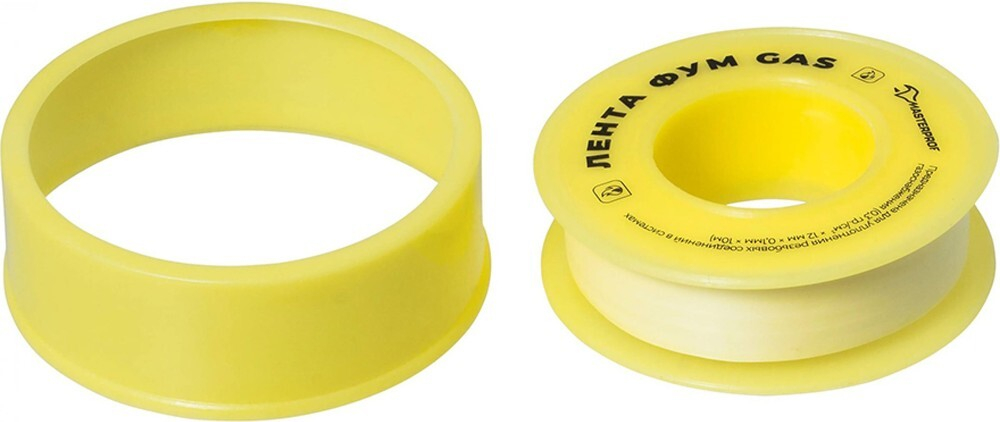 ЛЕНТА ФУМ GAS 12ММ Х 0,1ММ Х 10 М ИС.130218