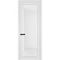 Алюминиевая дверь 1AGP вайт стекло белый триплекс