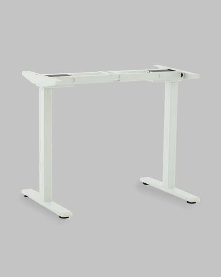 Подстолье для стола с электроприводом и регулировкой высоты, 2 мотора, память 3 уровня высоты, белый