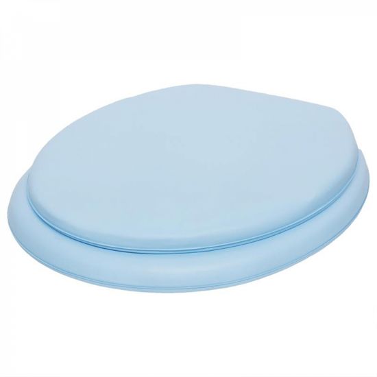 Сиденье для унитаза мягкое белое