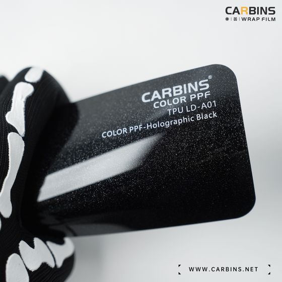 Веер образцов полиуретановой цветной пленки Carbins Color PPF