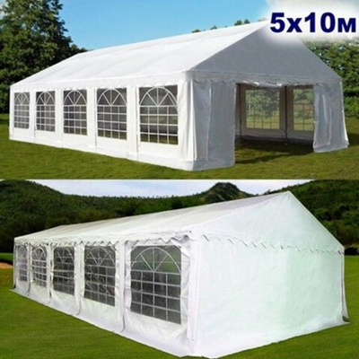Шатер для кафе AFM-1029W White (5х10)
