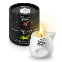 Массажная свеча с ароматом иланг-иланга и пачули Plaisir Secret Jardin Secret Des Iles Ylang 80мл