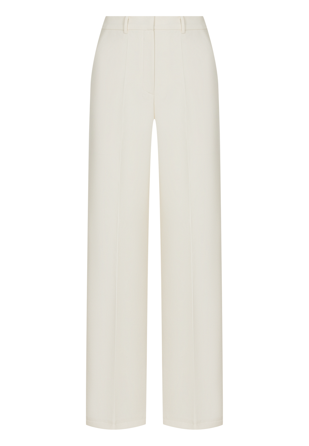 Брюки прямые со стрелками (в оттенке айвори)