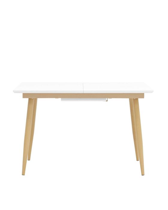 Стол обеденный Стокгольм раскладной 120-160*80 белый Stool Group