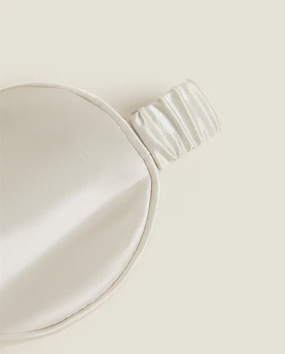 ZARA HOME МАСКА ДЛЯ СНА, ЖЕЛТОВАТО-БЕЛЫЙ