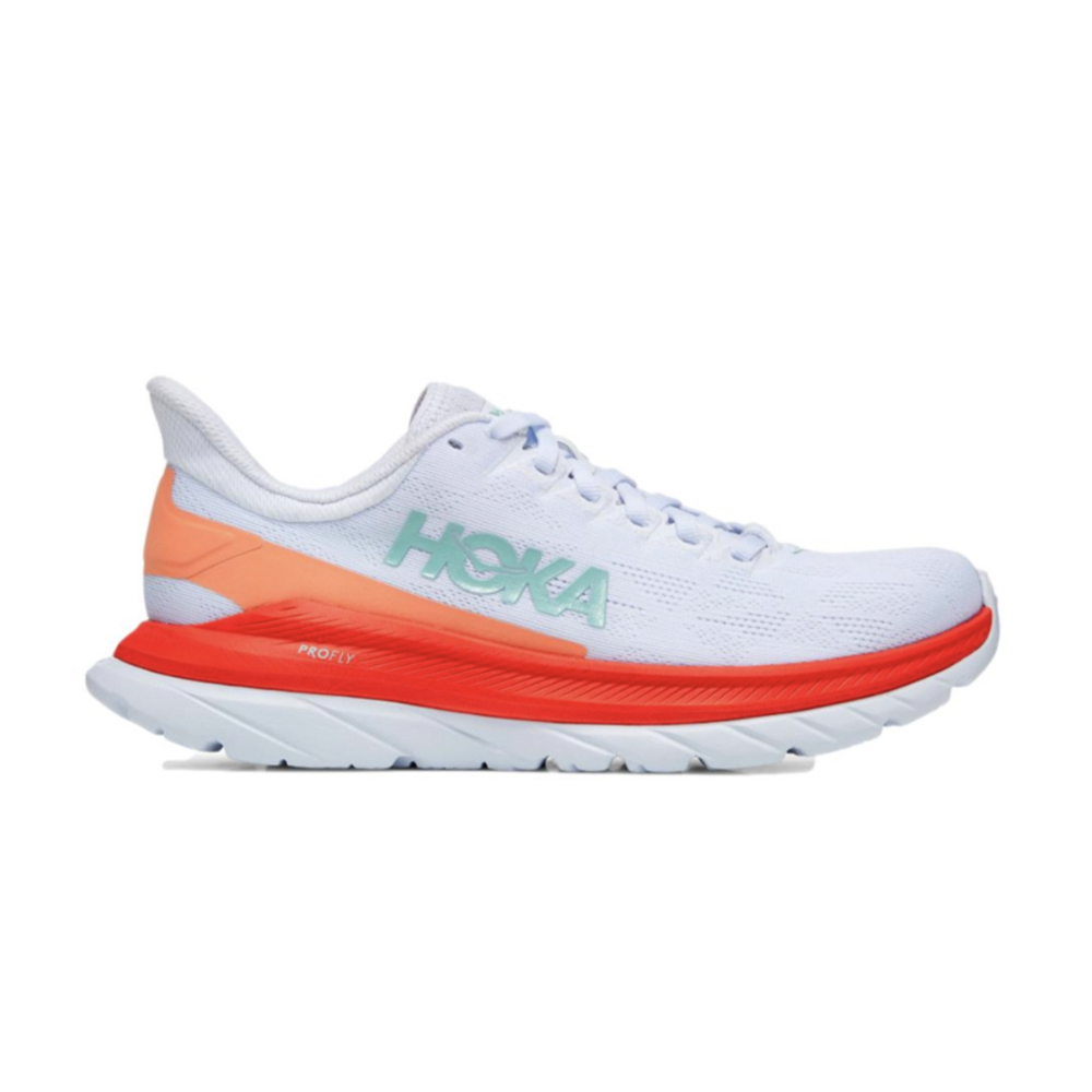 Кроссовки женские HOKA W MACH 4 White / Fiesta