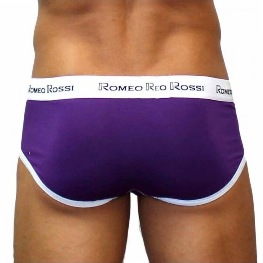 Мужские трусы брифы баклажановые Romeo Rossi RR366-5 Brief