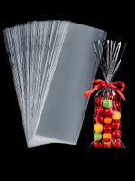 Пакеты 7х25 см БОПП 35 мкм без клеевого клапана прозрачные упаковочные