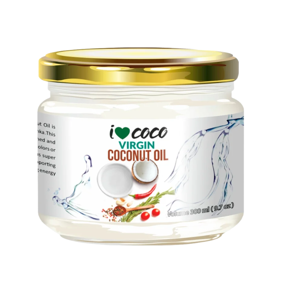 Масло кокосовое органическое холодного отжима 300мл (I Love Coco)