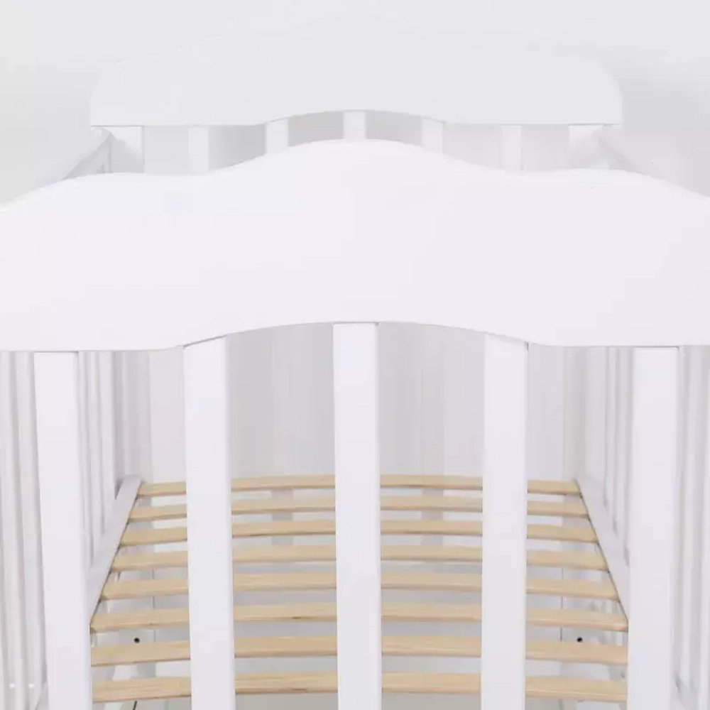 Кровать детская 120*60 "МАРИЯ"-6 (арт.90) пп маят/ящ (белый)