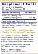 American Ginseng 60 капсул Premier Research Labs