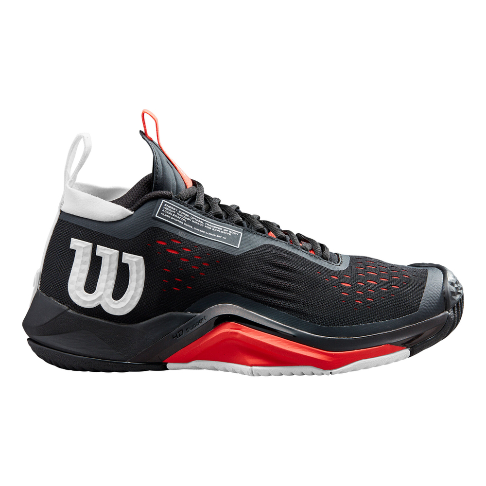 Мужские теннисные кроссовки Wilson Rush Pro Tour Mid All Court Shoe Men - Black, Red