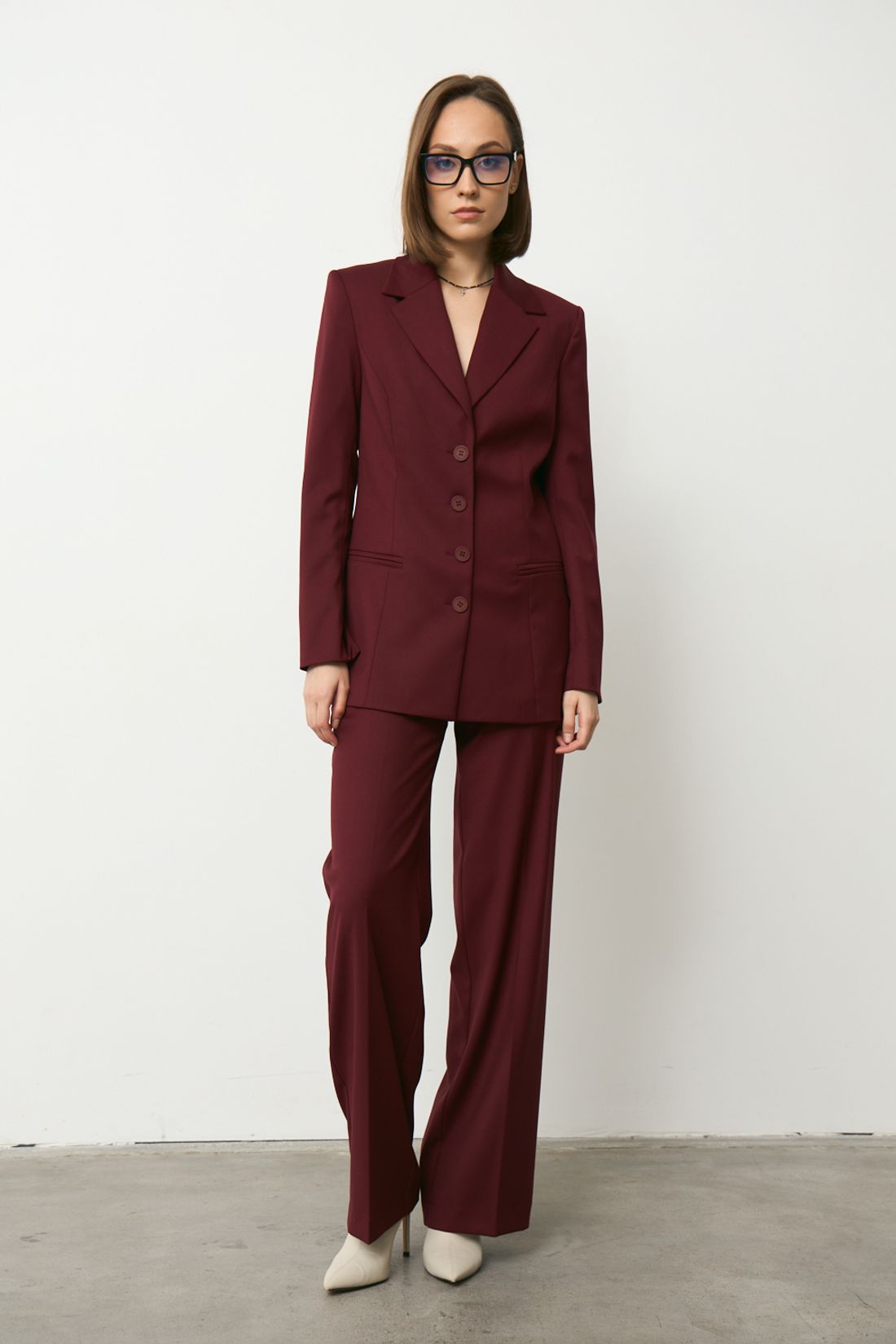 Жакет R3019 винный / 42