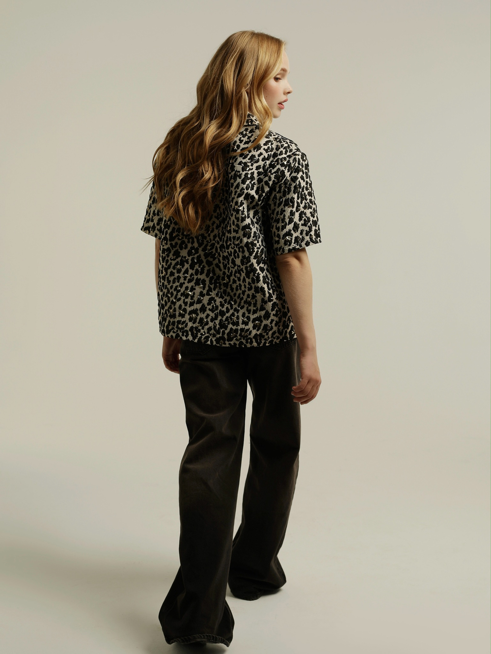 Leopard beige shirt