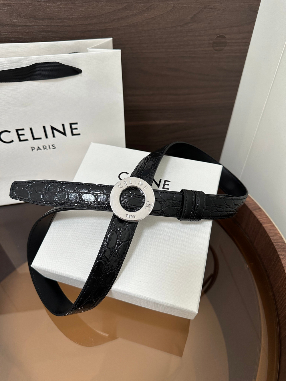 TAURILLON Кожаный двусторонний ремень с логотипом