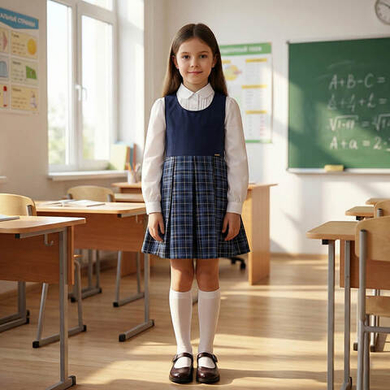 Новинка: Школьный сарафан А-1112а