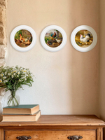 Картины на стену для интерьера на холсте в раме набор 3 шт 17,5 см