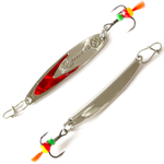 Зимняя блесна Eco Pro Судачья, красный флекс (70мм, 15гр)