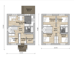 Проект Дома 112 кв. м К-96