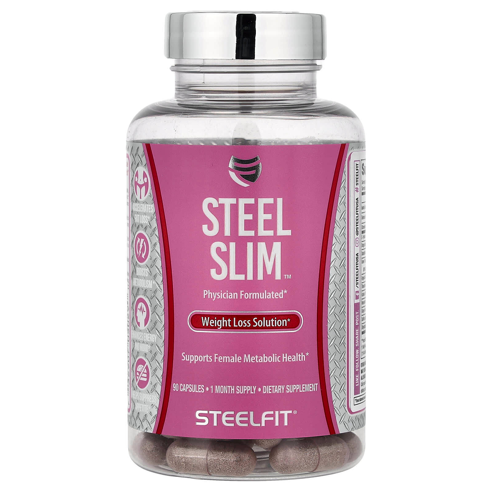 SteelFit, Steel Slim™, средство для снижения веса, 90 капсул