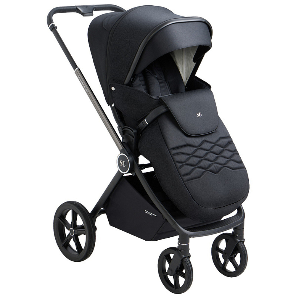 Детская прогулочная коляска Sweet Baby Elegante Chrome/Black