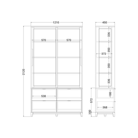 Витрина Case CS179/2