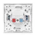 Стокгольм Механизм Розетки 1-местной с/з 16А автоматические клеммы белый с защ. штор. EKF EYR16-028-10