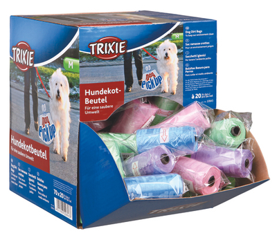 Пакеты для уборки за собаками, 70 рулонов по 20 шт., Trixie