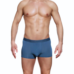 Классические боксеры из тонкого рибана (Размер: XL) (Цвет: синий)