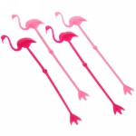 Палочка для коктейля в наборе 4шт «Фламинго»