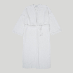 Long Cardigan Robe White