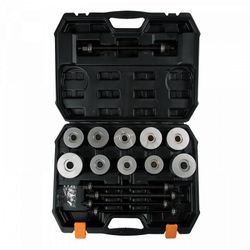 AFFIX (AF11020027C) Набор оправок для монтажа и демонтажа сайлентблоков, 34-80 мм, кейс, 27 предметов