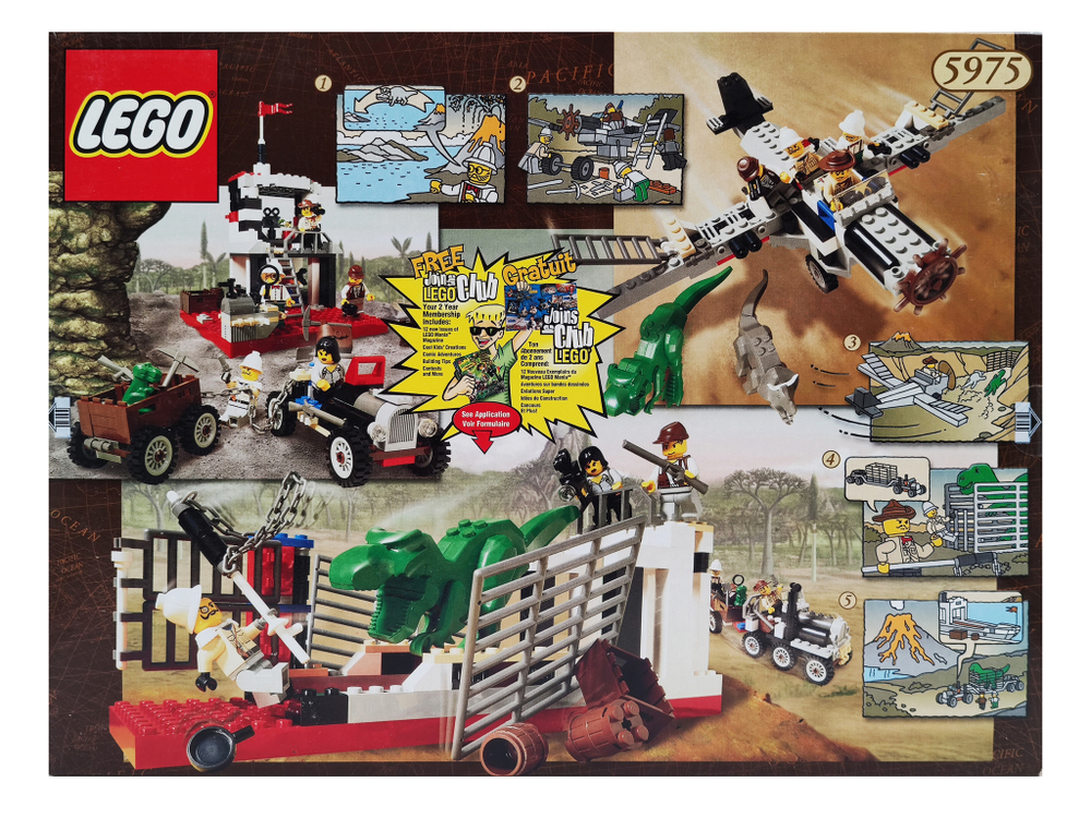 Конструктор Приключения LEGO 5975 Ти-Рекс Транспорт