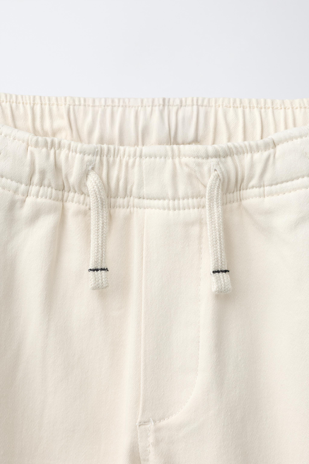 ZARA БРЮКИ КАРГО, ЦВЕТ СЛОНОВОЙ КОСТИ
