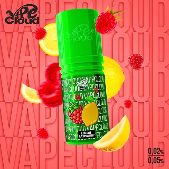 VAPE CLOUD Lemon Raspberry Sour - Кислая малина лимон 0.02 %