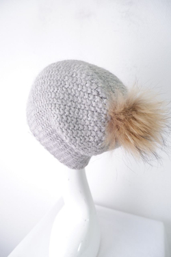 Шапка La Planda серая