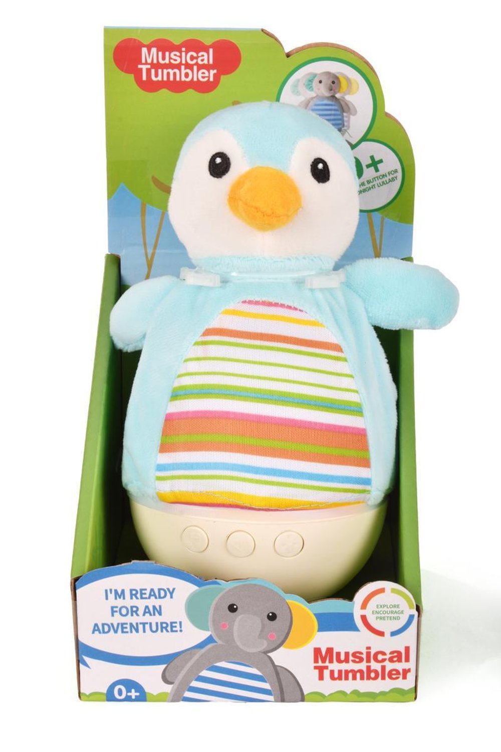 Игрушка развивающая для малышей Пингвин, коробка 1914-2