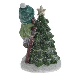 GAEM Фигурка декоративная "Ребёнок" с подсвет (LR44x2, н/п), L8 W7 H13 см, 2в.