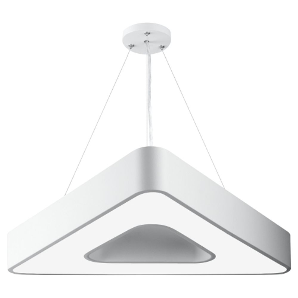 Светильник LED ЭРА Geometria SPO-153-W-40K-030 Delta 30Вт 4000К 2100Лм IP40 600*80 белый подвесной драйвер внутри | Декоративные светильники Geometria