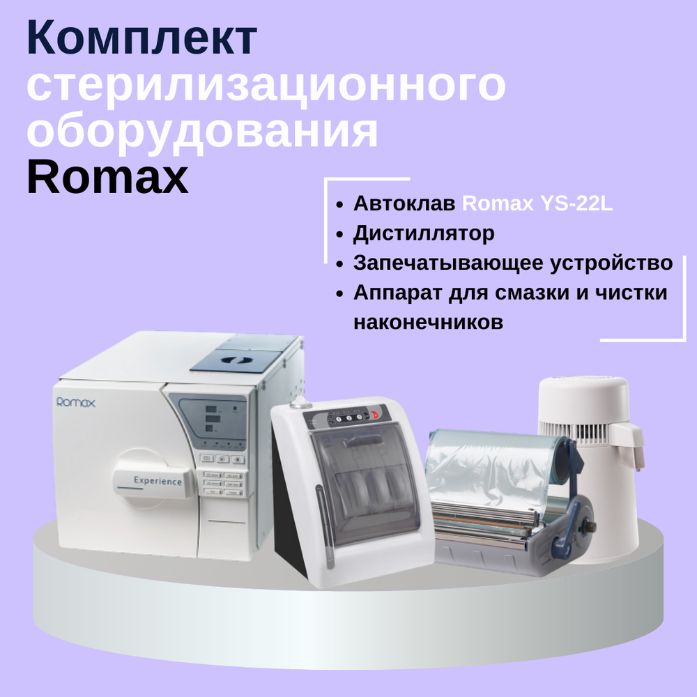 Набор стерилизации Romax 22L