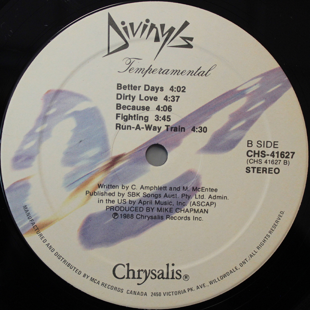 Divinyls / Temperamental (LP)