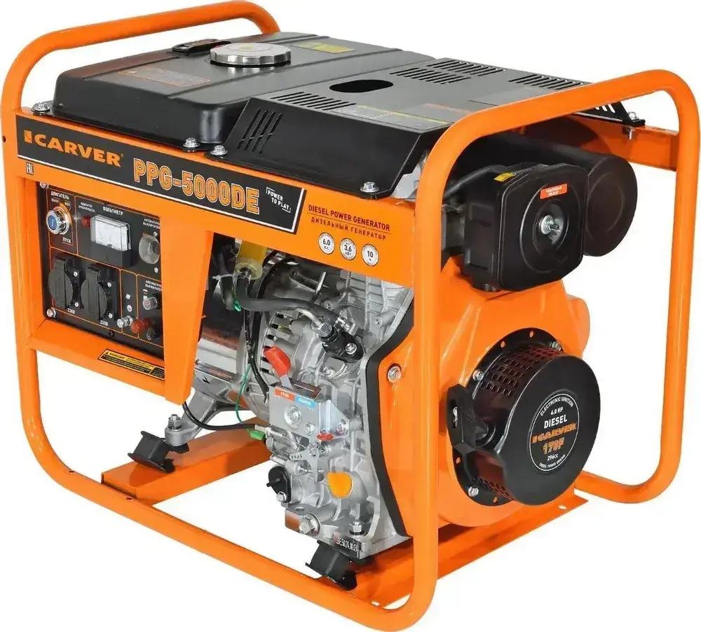 Генератор CARVER PPG-5000DE дизельный